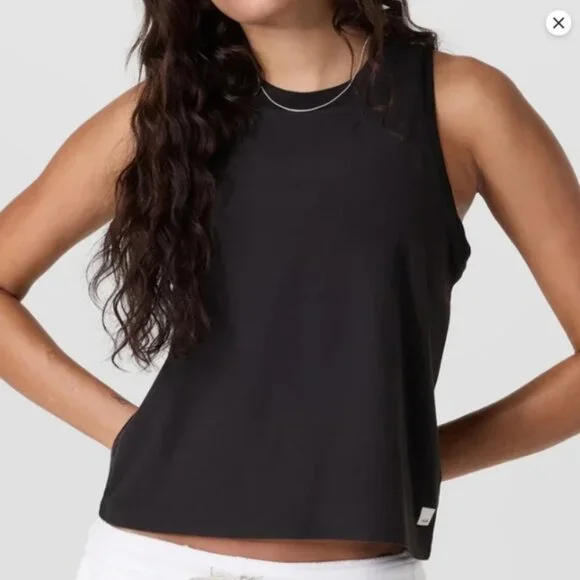 NWT Vuori Energy Black Sleeveless Top | Black | Medium - Picture 1 of 4